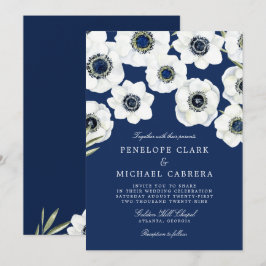 Convite Midnight Anemone | Casamento Floral