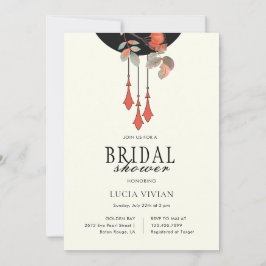 Convite Midnight Autumn Bridal Shower