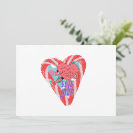 Convite Mikitiez coração rosa amor próprio junho gêmeos