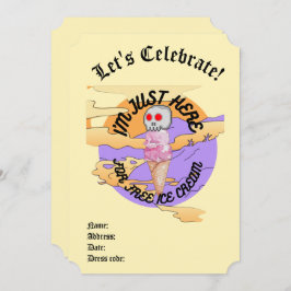 Convite Mikitiez icecream, partido favorito da Specialty M