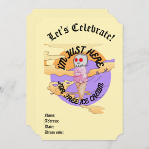 Convite Mikitiez icecream, partido favorito da Specialty M