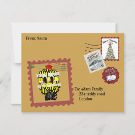 Convite Mikitiez northpole expressmail stamp collection