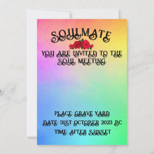 Convite Mikitiez rosa baroqueart rocha arco-íris