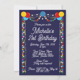 Convite Milestone Birthday Invite