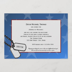 Convite Militares abandonando o partido azul e vermelho