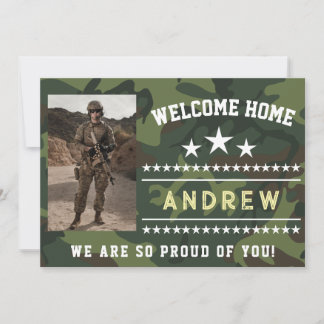 Convite Military Welcome Home Invitation – Army National 