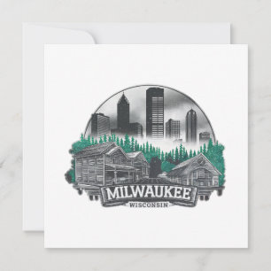 Convite Milwaukee City Wisconsin EUA