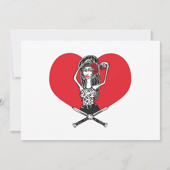 Convite Mim coração você (Verso)