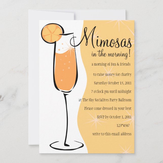 Convite Mimosas (Frente)