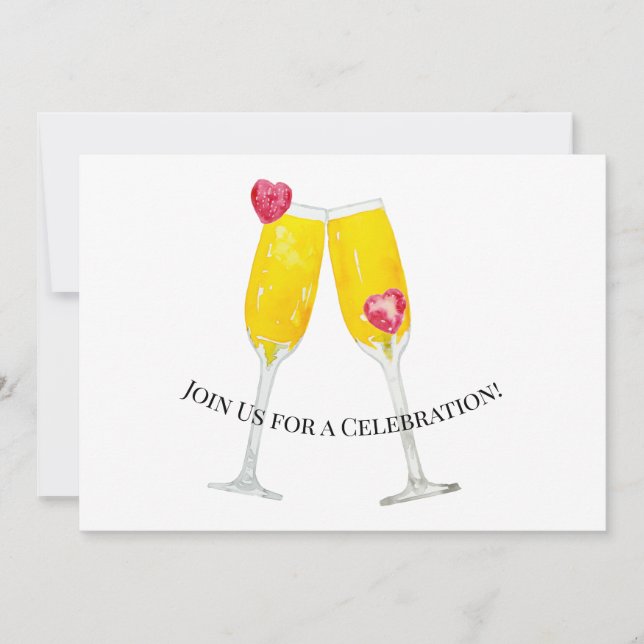 Convite Mimosas personalizadas (Frente)