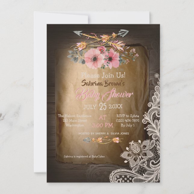 Convite minebaby4 (Frente)