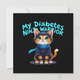 Convite Minha Diabetes Ninja Warrior é forte