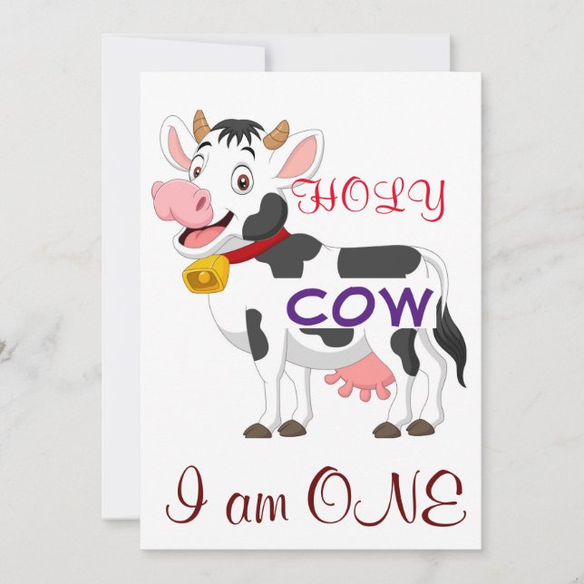 Convite Minha nossa! Sou um miúdo (Frente)