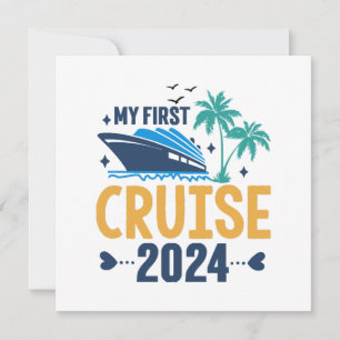 Convite Minha Primeira Viagem de Cruzeiro 2024