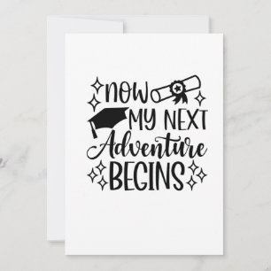 Convite Minha Próxima Aventura Começa A Graduação