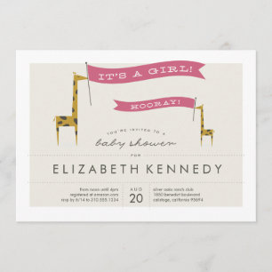 Convite Mini Girafas