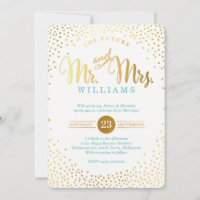 Mini mancha de ouro MODERNA NA MODA WEDDING