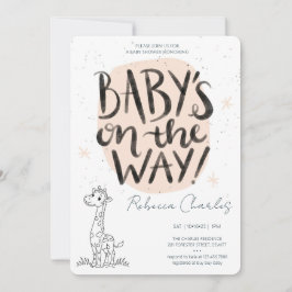 Convite Minimal Baby Shower 