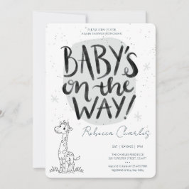 Convite Minimal Baby Shower 