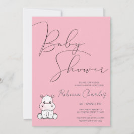 Convite Minimal Baby Shower 