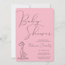 Convite Minimal Baby Shower 
