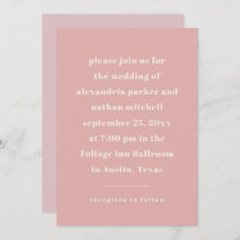 Minimalismo colorido | Rosa Moderno