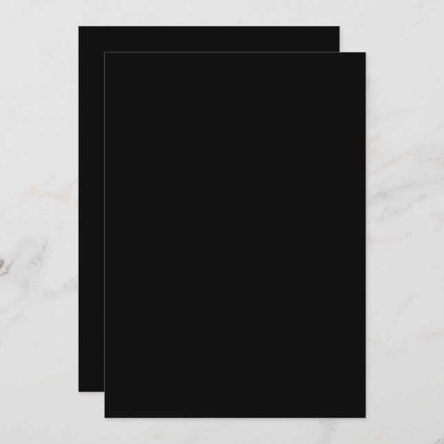 Convite Minimalist Black Cat Silhouette  (Frente/Verso)