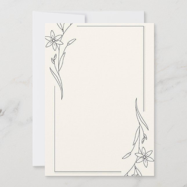 Convite Minimalista (Frente)