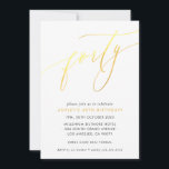 Convite MINIMALISTA aniversário de 40 anos de caligrafia<br><div class="desc">por kat massard / WWW.SIMPLYSWEETPAPERIE.COM Adorem o design,  mas gostariam de ver algumas mudanças - outro esquema de cores,  produto,  adicionar uma fotografia ou adaptar para uma ocasião diferente - sem preocupações,  simplesmente contactem-me,  kat@simplysweetPAPERIE.com Tenho o prazer de ajudar!</div>