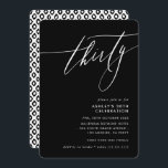 Convite MINIMALISTA Caligrafia elegante 30 negro<br><div class="desc">por kat massard / WWW.SIMPLYSWEETPAPERIE.COM Adorem o design,  mas gostariam de ver algumas mudanças - outro esquema de cores,  produto,  adicionar uma fotografia ou adaptar para uma ocasião diferente - sem preocupações,  simplesmente contactem-me,  kat@simplysweetPAPERIE.com Tenho o prazer de ajudar!</div>