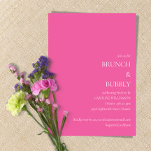 Minimalista cor-de-rosa quente com Chá de panela e