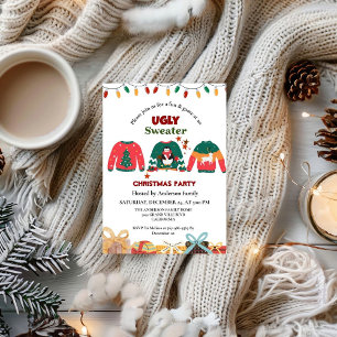 Convite Minimalista do Ugly Sweater