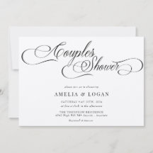 Minimalista Elegante Chique | Chuveiro de Noiva pa