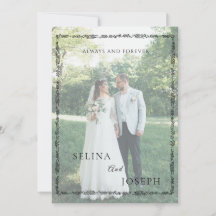 Minimalista Floral Elegante Casamento Foto Complet