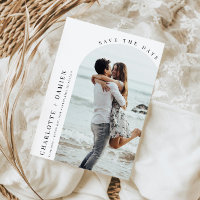 Minimalista foto de arquétipo de Save the Date mod