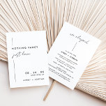 Convite Minimalista Moderno, Elogiamos A Recepção De Elope<br><div class="desc">Minimalista Moderno Elopement Reception</div>