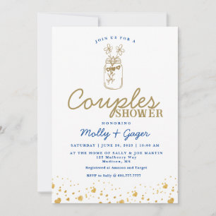 Convite Minimalista para Chá de Casal