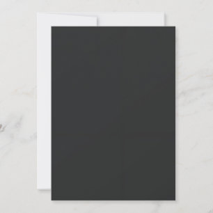 Convite Minimalista Preto Moderno Elegante Escuro