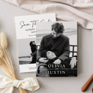 Convite Minimalista Salvar a Data