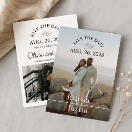 Convite Minimalista Salvar a Data