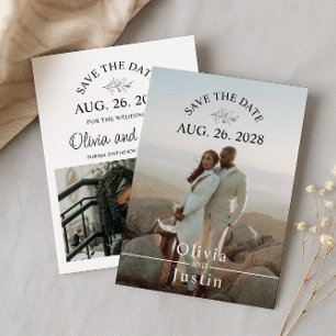 Convite Minimalista Salvar a Data