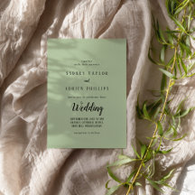 Minimalista Simples|Casamento Informal Sage