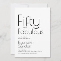 Mínimo Cinquenta e Fabuloso Aniversário de 50 anos