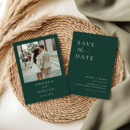 Convite Mínimo de Foto Salvar a Data