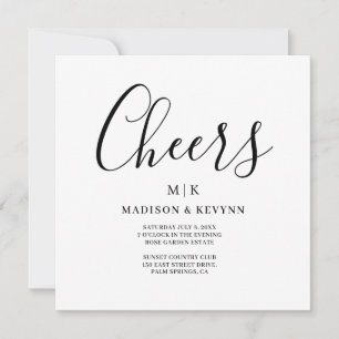 Convite Mínimo e Chic   Casamento