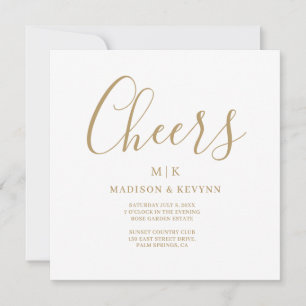 Convite Mínimo e Chic Casamento