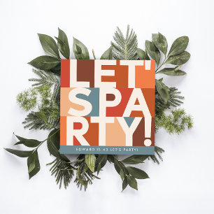 Convite Mínimo moderno permite que o gráfico seja negrito