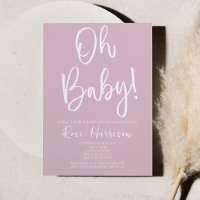 Mínimo, Querida! Chá de fraldas Rosa Baby Girl