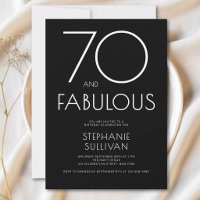 Mínimo Setenta e Fabuloso Aniversário de 70 Anos P