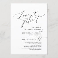 Mínimo Simples, Amor no paciente, casamento adiado